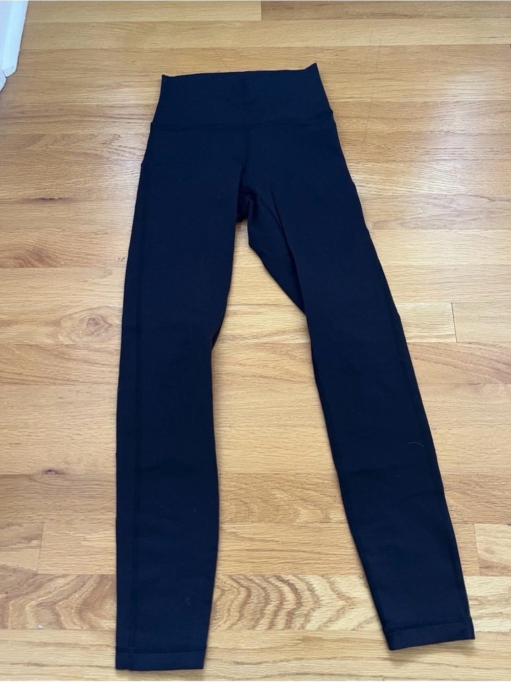 Lululemon Women’s Black High Waisted 7/8 Length Leggings Size 0